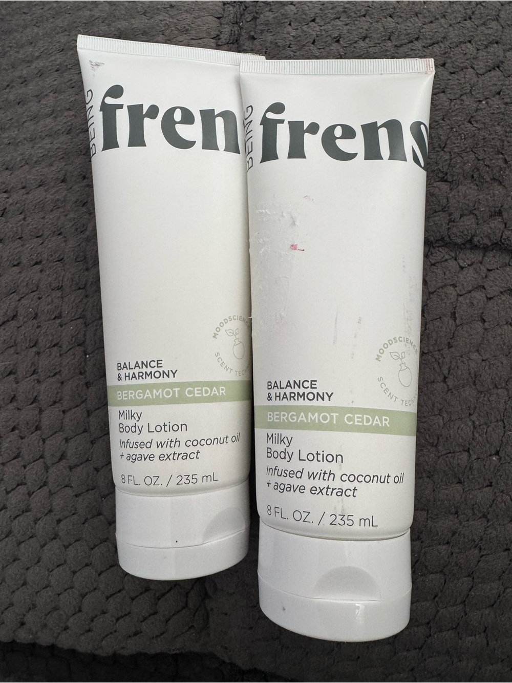 (2x) Being Frenshe Balance & Harmony Milky Body Lotion Bergamot Cedar (8 oz Per)